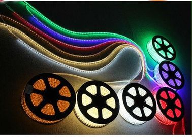 RGB Driverless-Hoogspannings LEIDEN Strooklicht, de Volledige Kleur die van RoHS LEIDENE Strook veranderen
