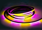 12V 24V Flexibel RGB LED Neonlicht 16x16mm 20x20mm Zwart Kleur Adreserbaar