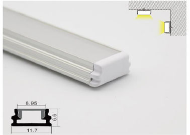 LEIDEN van de windweerstand Aluminiumprofiel 11 X 7mm Lineaire LEIDENE Profielen voor Plafond/Muur