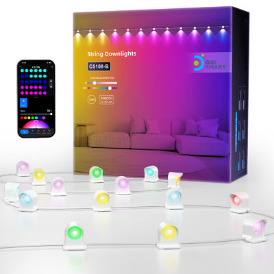 Adreserbare RGB IP68 waterdichte LED-glijst voor kerstversiering