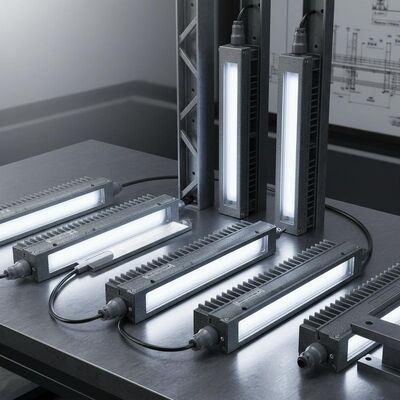 IP65 Aluminium LED Verlichtingsarmaturen Ontworpen voor Industriële Toepassingen met LED Lichtbron en Robuuste Behuizing
