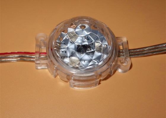IP68 LEIDENE van gelijkstroom 24V 40mm Rgb Slimme Pixellamp met Transparante Kristaldekking