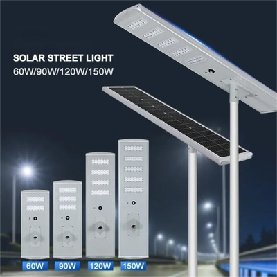 60w 90w 120w 150w IP67 integreerde Openlucht LEIDENE Zonnestraatlantaarn