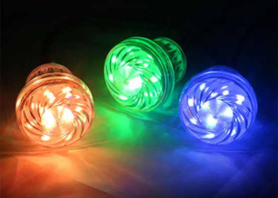 24v RGB WS2811/UCS1903 LED Vermaak licht Pixel licht Cabochon LED 60mm 18 Led