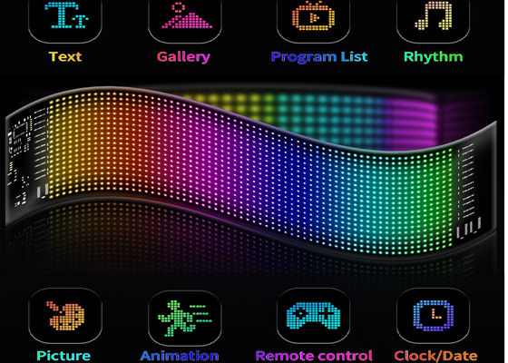 LED-bord voor appcontrole