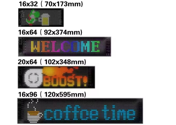 Zacht LED-scherm Merkenadvertentie Promotie Display RGB Kleur APP Slim programmabel interieur LED-bord