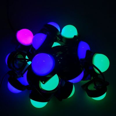 van de LEIDENE van 6pcs SMD 5050 Rgb het Pixel Lichte Koorden Pixellamp 50mm/60mm met Melkachtige Dekking