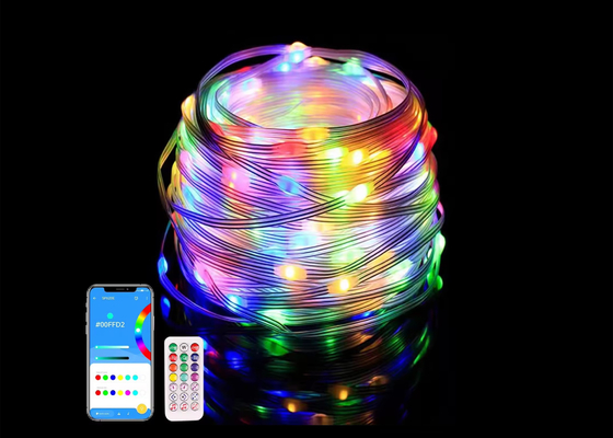 APP Smart String Lights Waterdicht LED Kerstversiering Fairy String Lights USB Smart Remote Control