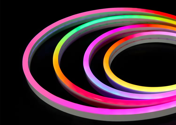 Smart Neon LED Rope Light Kit DC5V RGB Neon 1M 2M 5M IP67 DIY Neon Light Strip Bluetooth TUYA WIFI App Muziek