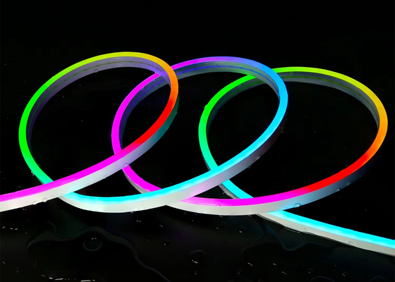 Smart Neon LED Rope Light Kit DC5V RGB Neon 1M 2M 5M IP67 DIY Neon Light Strip Bluetooth TUYA WIFI App Muziek