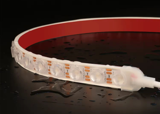 DC 24V 24W 1 led waterdicht zacht strookwit licht LED lens wandwasser voor gevelverlichting