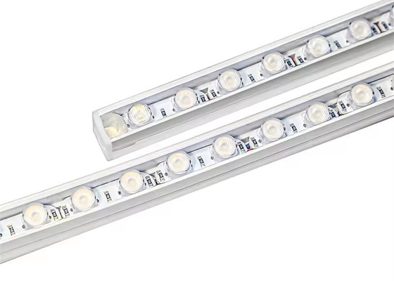 Buigbaar 16*16 MM Flexibel LED lineair optisch objectief DC24V IP65 waterdicht wandwasser licht