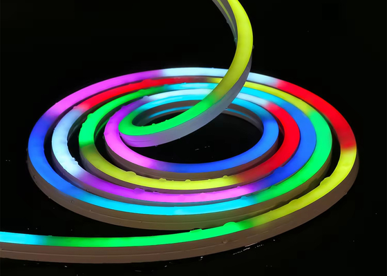 Custom RGBW LED Neon Strip Sign Flex Lights DMX Signal 24V IP67 Waterdicht voor binnen- en buitenversiering 1616mm