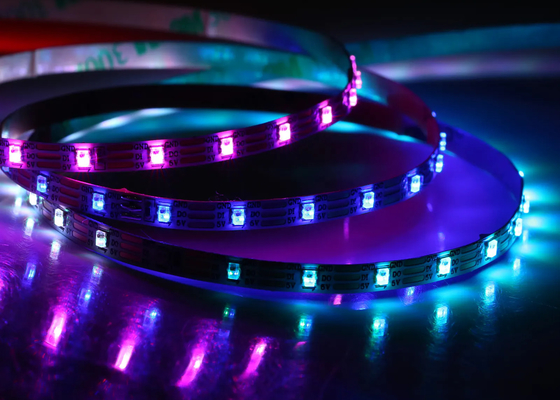 WS2812C 2020 90/120leds Magic Colored Sand Table Lamp Mini 4MM LED Strip Lights