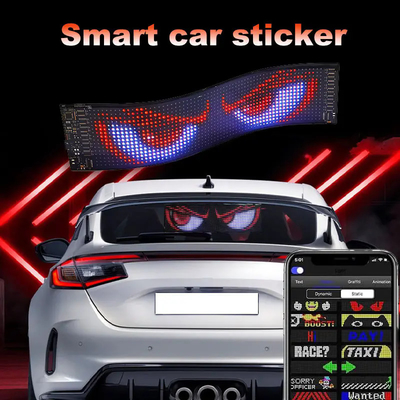 Advertentie Scrolling LED Car Sign Board Programmable App Control Outdoor Full Color LED-borden