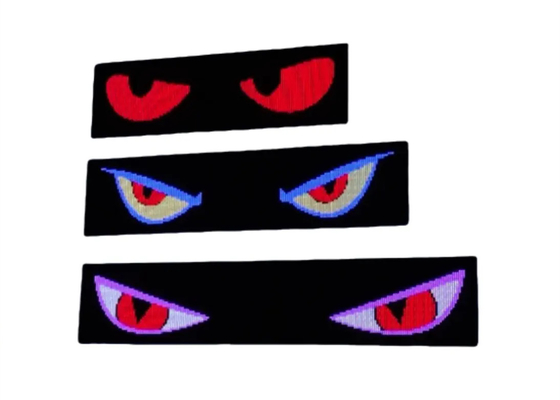 Truck Devil Eye LED Screen Car Light Truck Dynamic LED Light Smart Car Sticker Programmable LED Panel Voor de voorruit van de vrachtwagen