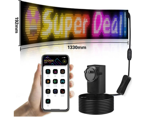 Auto-LED-digitaal scherm met veelfunctionaliteit, programmeerbaar, decoratief reclamebord