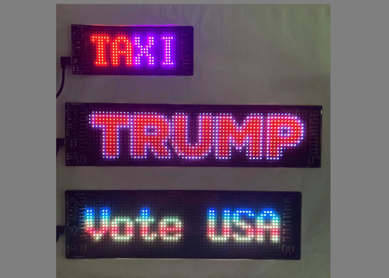 DIY Led Taxi Window Display Led Screen Voor Auto Reclame Aanpasbaar ontwerp Voor JDM,Auto Reclame