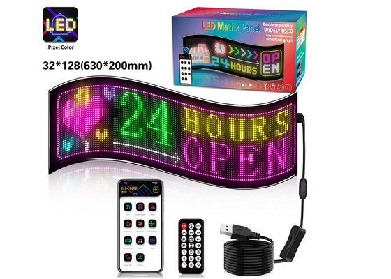32*128 LED-advertentiebord animatie LED-paneel met app afstandsbediening