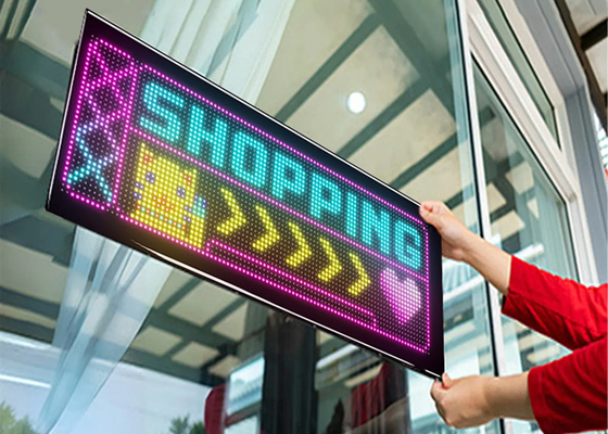32*96 Dubbele rij led advertentieteken autopaneel flexibel pixel programmeerbaar scrollend diy tekstmatrix paneel