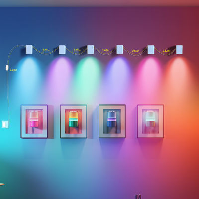 Bluetooth-besturing Adreserbare RGBCW Smart Wall Sconces / Eave Lights Voor kerstversiering