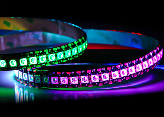 HD107S 5V Volledige Kleur Slimme Pixel LED Strip 144led SMD5050 RGB Individueel Adresbaar Digitale Gaming Lichtstrip