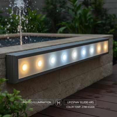 IP65 LED Verlichtingslampen met een levensduur van 50.000 uur en een breed kleurentemperatuurbereik van 2700 tot 6500K Geschikt voor buitengebruik